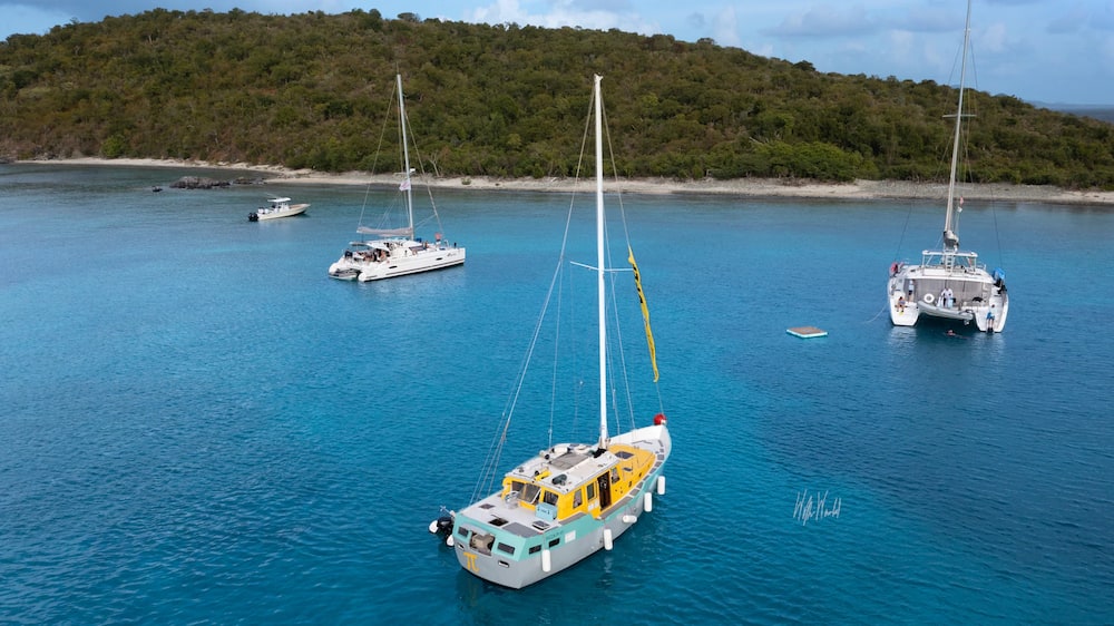 Dining Out on a Boat in the US Virgin Islands