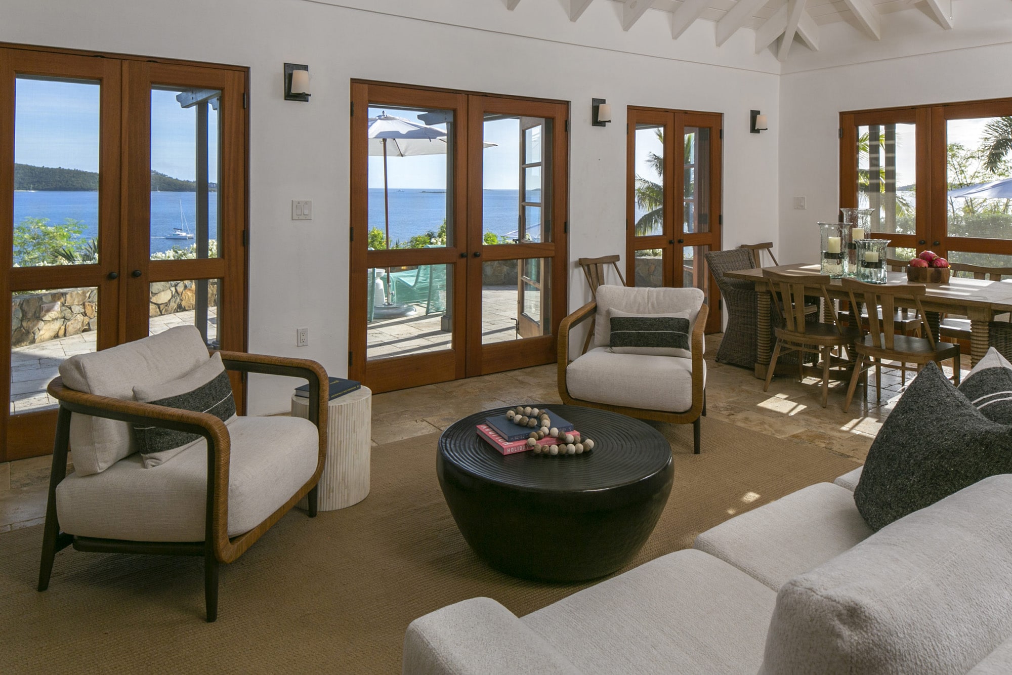 Lovango Bay Indoor Family Room Virgin Islands Destination