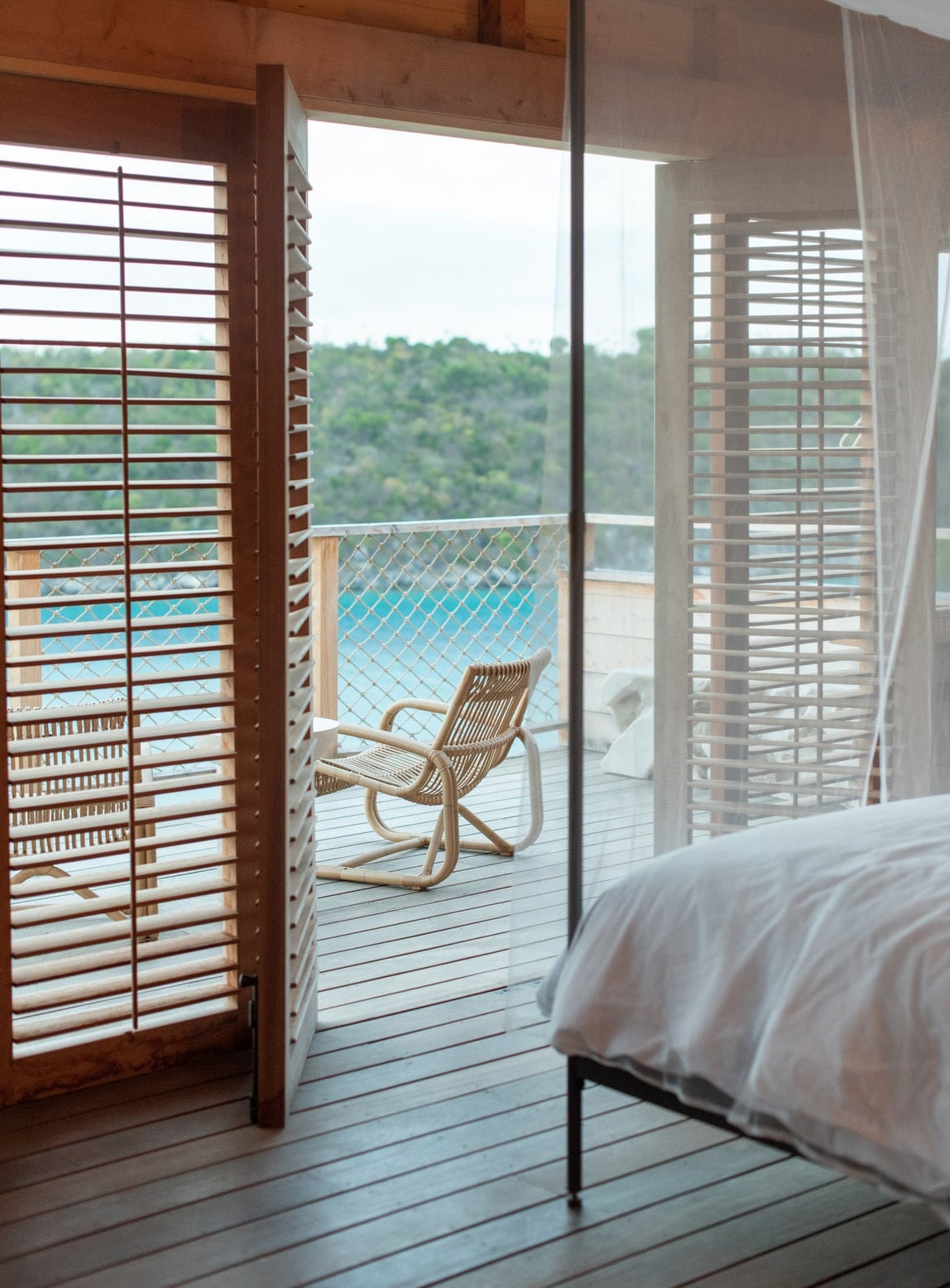 Lovango Bay Indoor Modern Bedroom Patio Virgin Islands Destination