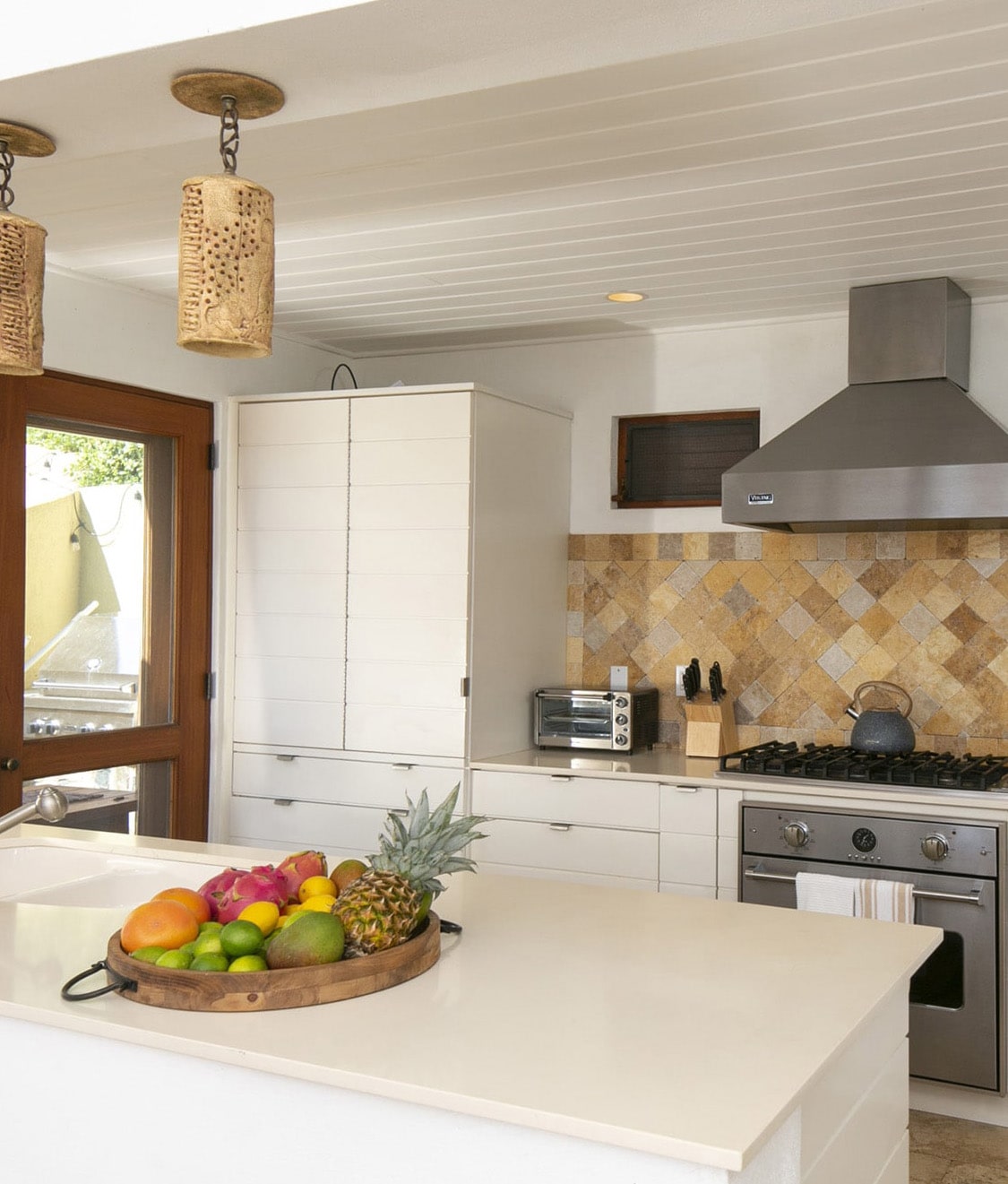 Lovango Bay Indoor Modern Kitchen Virgin Islands Destination