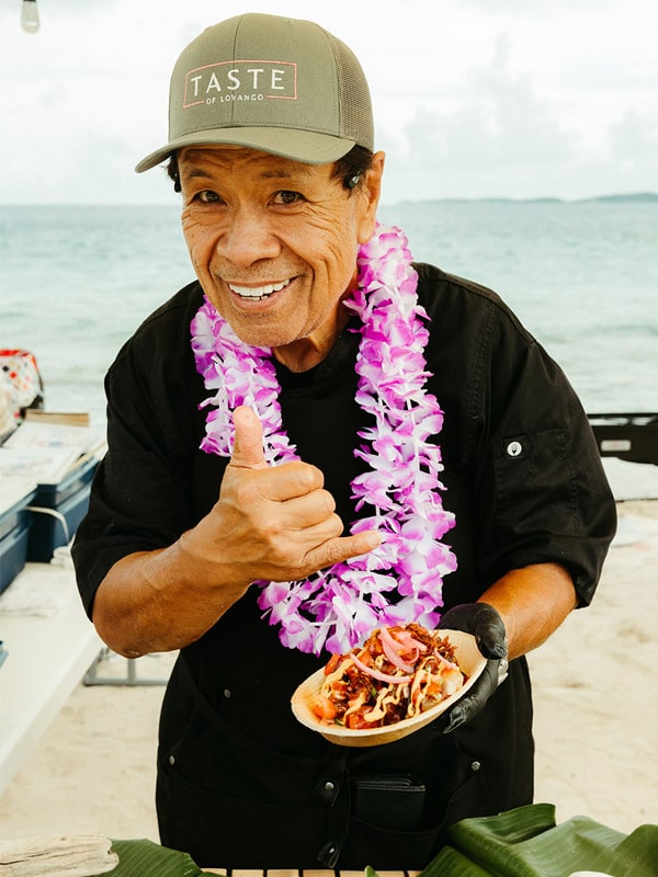Taste of Lovango USVI St Johns Chef Sam Choy