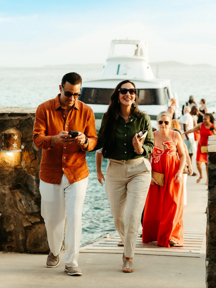 Private island event at Lovango Resort & Beach Club